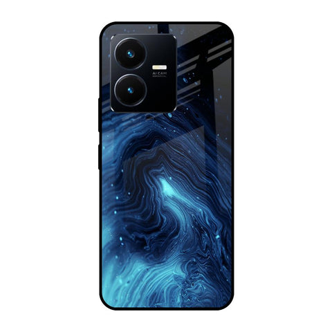 Dazzling Ocean Gradient Glossy Case For Vivo Y22