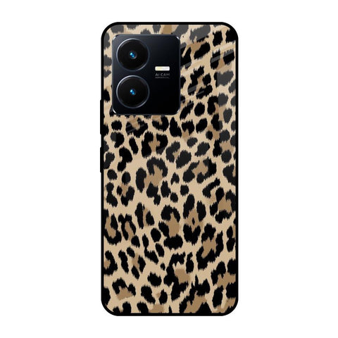 Leopard Seamless Glossy Case For Vivo Y22