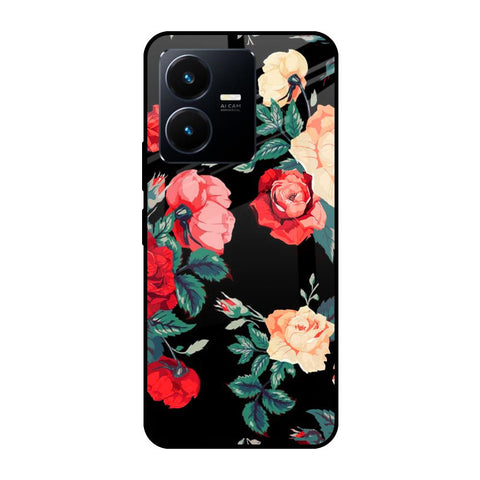 Floral Bunch Glossy Case For Vivo Y22