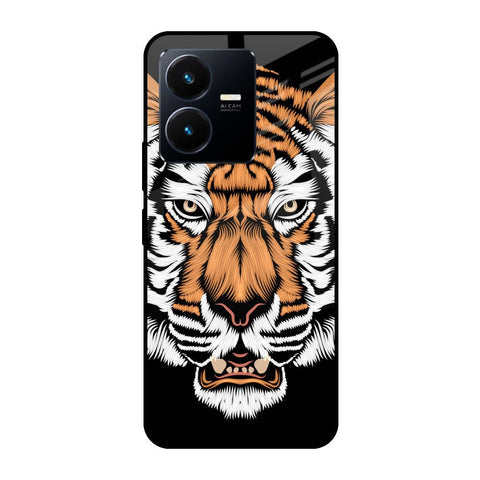 Angry Tiger Glossy Case For Vivo Y22