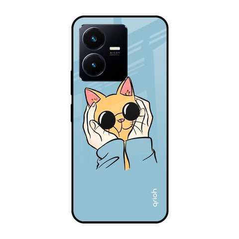 Adorable Cute Kitty Glossy Case For Vivo Y22