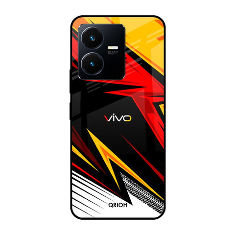 Race Jersey Pattern Glossy Case For Vivo Y22