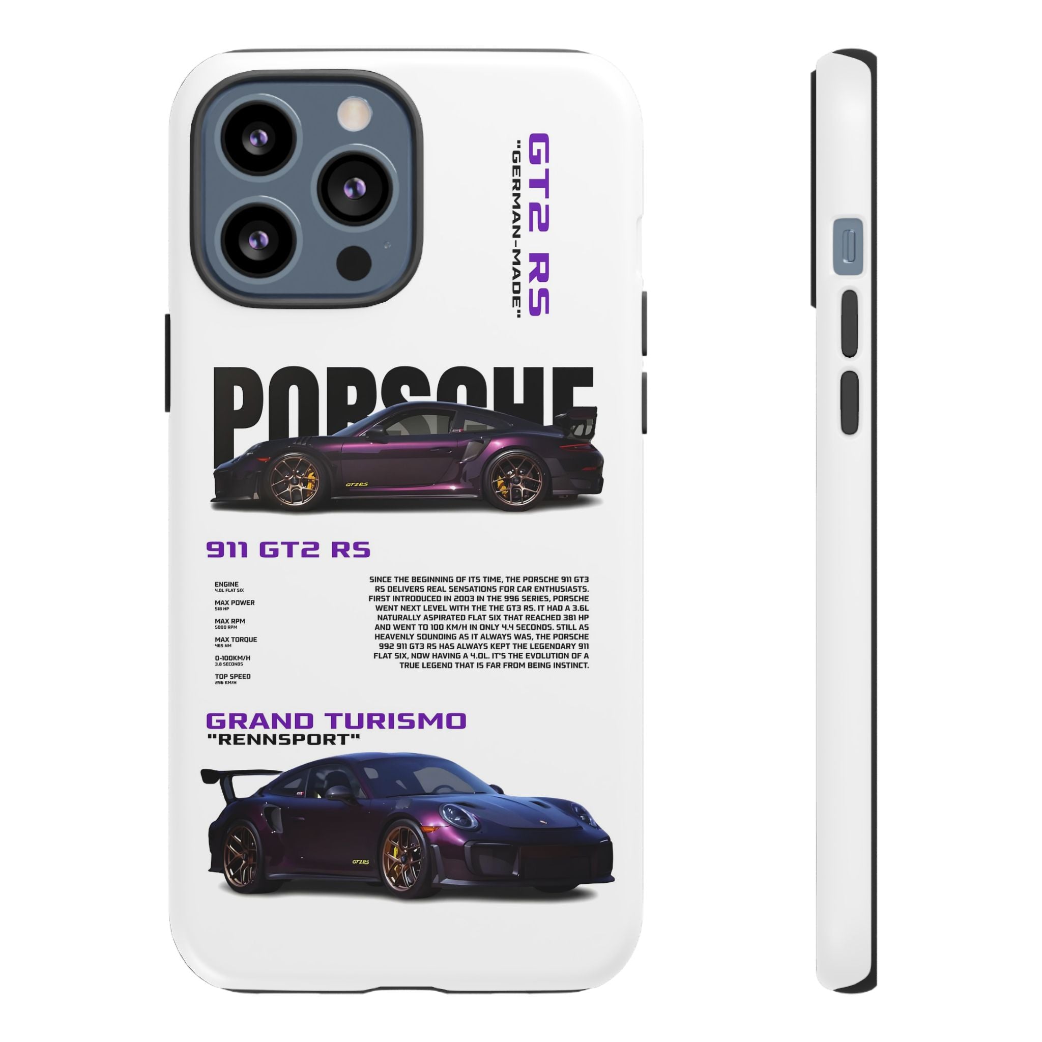 Violet Velocity Tough Case  Available For All iPhone Models
