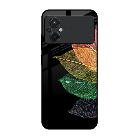 Colorful Leaves Glossy Case for Poco M5
