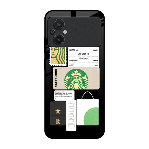 Coffee Latte Glossy Case for Poco M5