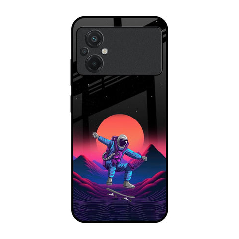 Retro Astronaut Glossy Case for Poco M5
