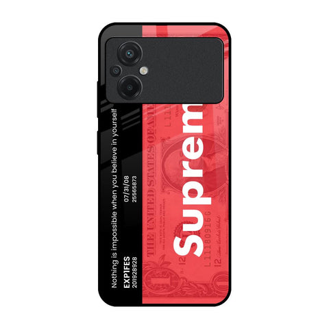 Supreme Ticket Glossy Case for Poco M5