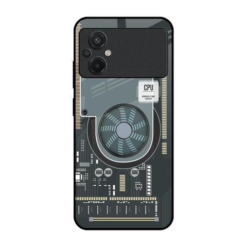 Motherboard Circuit Glossy Case for Poco M5