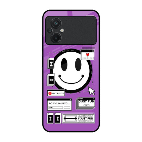 Code with Smile Glossy Case for Poco M5