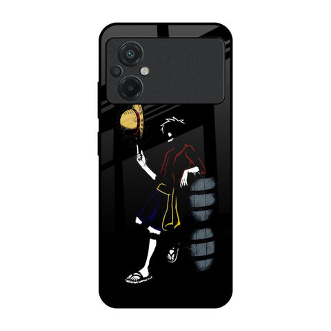 Luffy Line Art Glossy Case for Poco M5