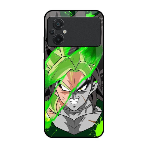 Anime Green Splash Glossy Case for Poco M5