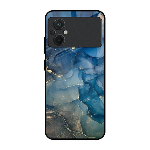 Blue Cool Marble Glossy Case for Poco M5