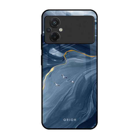 Deep Ocean Marble Glossy Case for Poco M5