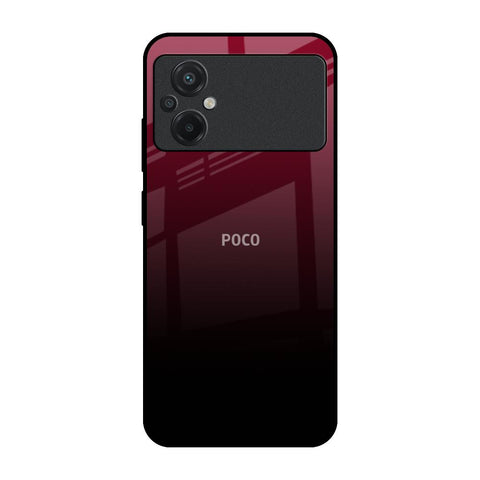 Wine Red Glossy Case For Poco M5
