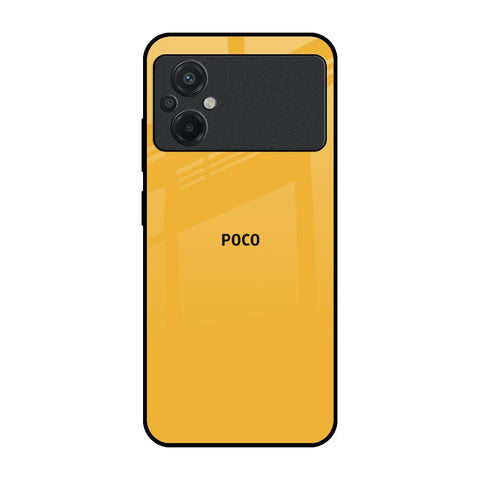 Fluorescent Yellow Glossy case for Poco M5