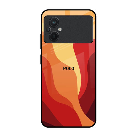Magma Color Pattern Glossy Case for Poco M5