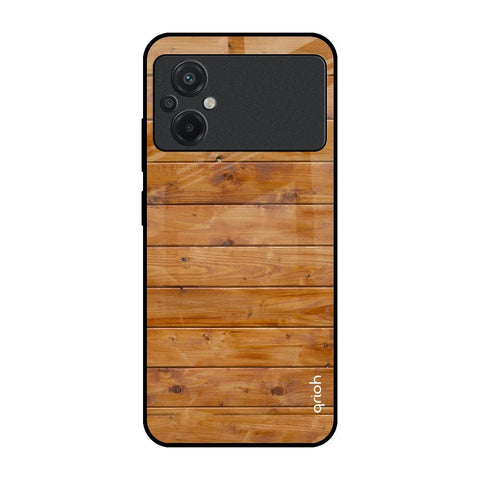 Timberwood Glossy Case for Poco M5