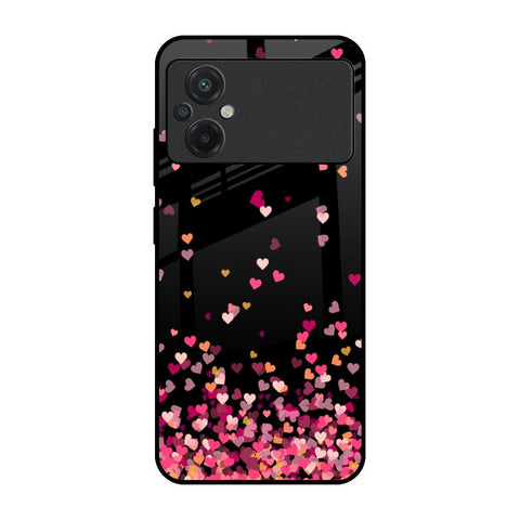 Heart Rain Fall Glossy Case For Poco M5