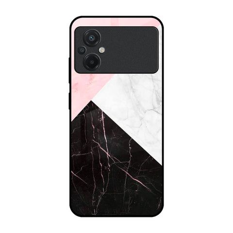 Marble Collage Art Glossy Case For Poco M5