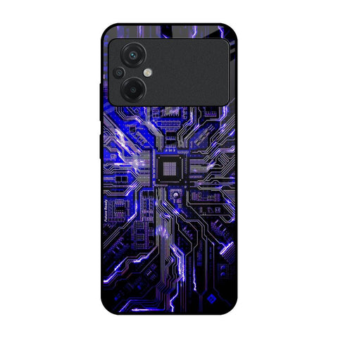 Techno Color Pattern Glossy Case For Poco M5