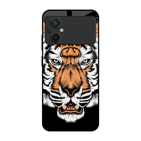 Angry Tiger Glossy Case For Poco M5