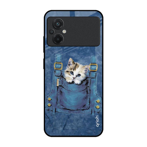 Kitty In Pocket Glossy Case For Poco M5