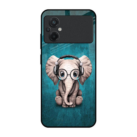 Adorable Baby Elephant Glossy Case For Poco M5