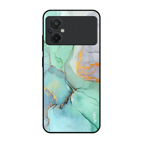 Green Marble Glossy case for Poco M5