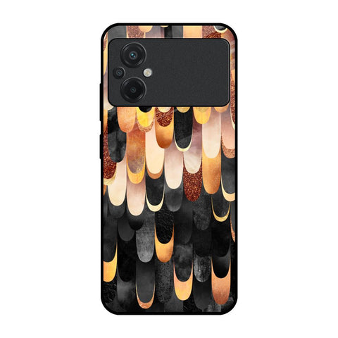 Bronze Abstract Glossy Case for Poco M5