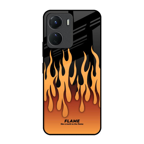 Fire Flame Glossy Case for Vivo Y16