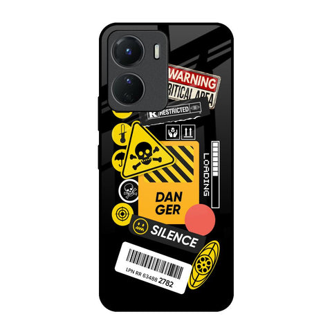 Danger Signs Glossy Case for Vivo Y16