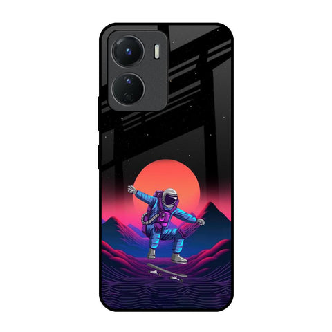 Retro Astronaut Glossy Case for Vivo Y16