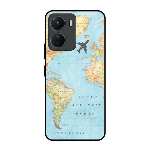 Travel Map Glossy Case for Vivo Y16