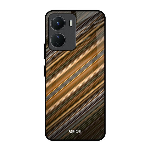 Diagonal Slash Pattern Glossy Case for Vivo Y16