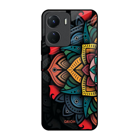 Retro Gorgeous Flower Glossy Case for Vivo Y16