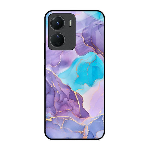 Alcohol ink Marble Glossy Case for Vivo Y16