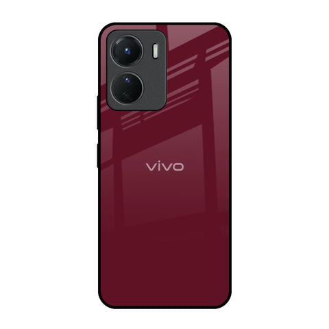 Classic Burgundy Glossy Case for Vivo Y16