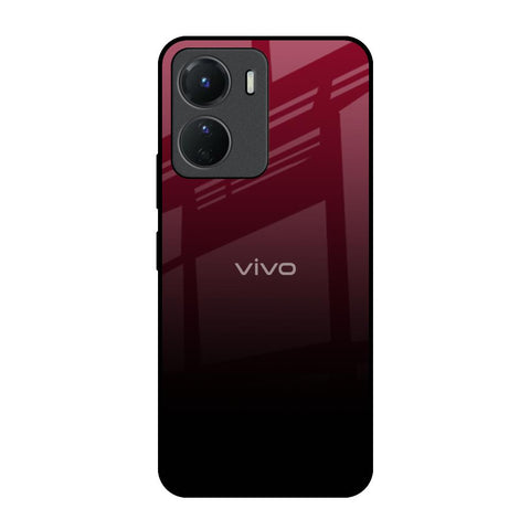 Wine Red Glossy Case For Vivo Y16
