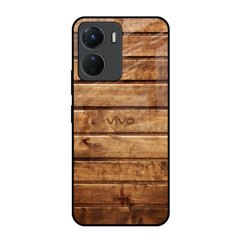 Wooden Planks Glossy Case for Vivo Y16