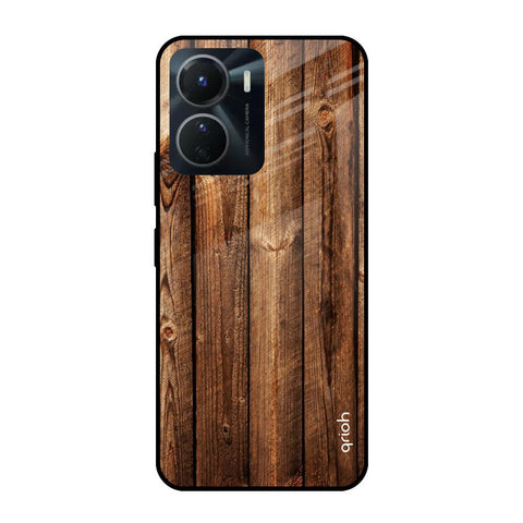 Timber Printed Glossy case for Vivo Y16