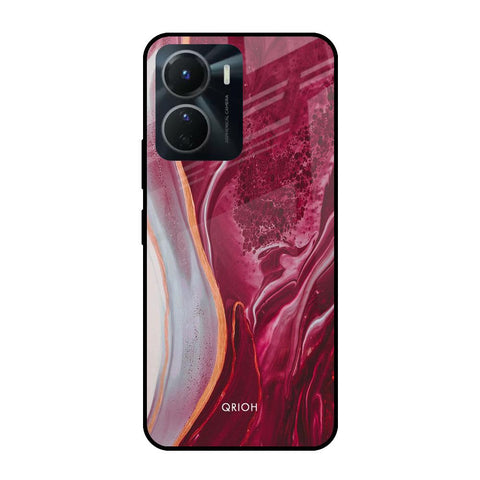 Crimson Ruby Glossy Case for Vivo Y16