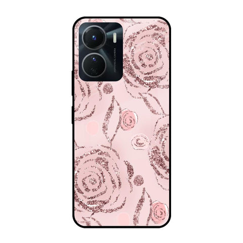 Shimmer Roses Glossy case for Vivo Y16