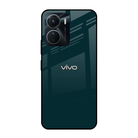 Hunter Green Glossy Case For Vivo Y16