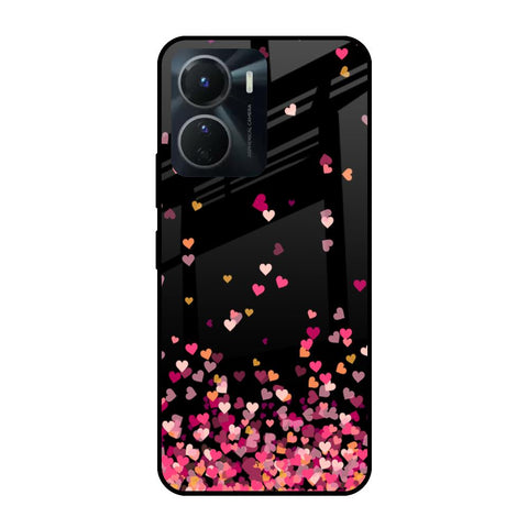 Heart Rain Fall Glossy Case For Vivo Y16