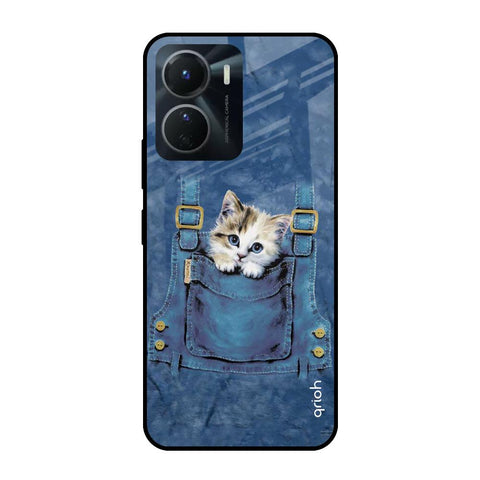 Kitty In Pocket Glossy Case For Vivo Y16