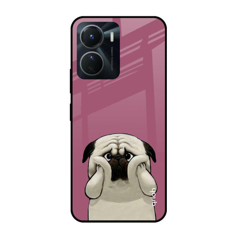 Funny Pug Face Glossy Case For Vivo Y16