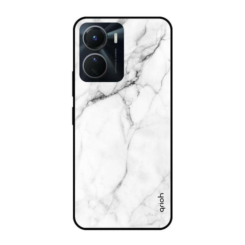 Modern White Marble Glossy case for Vivo Y16