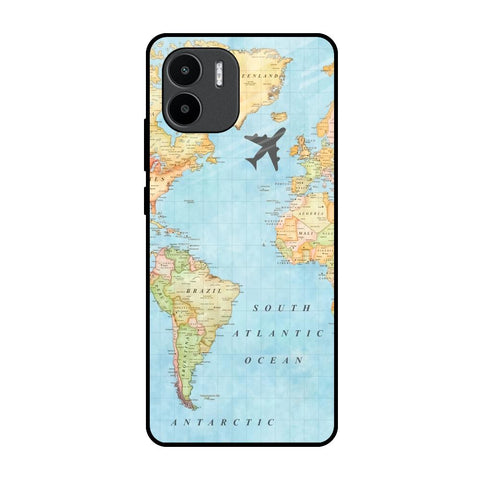 Travel Map Glossy Case for Redmi A1