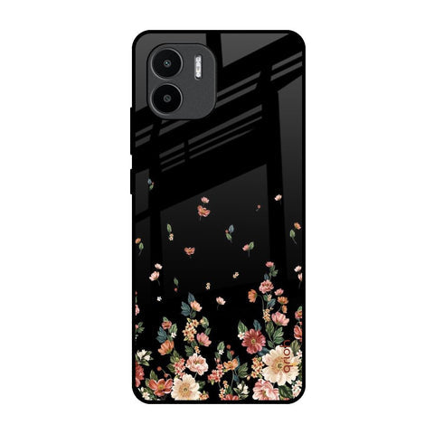 Floating Floral Print Glossy Case for Redmi A1