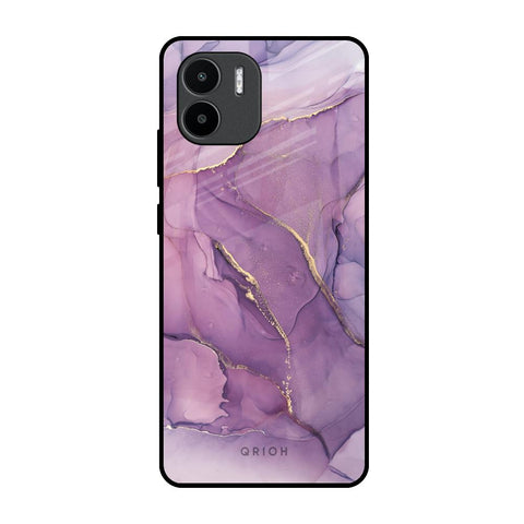Purple Gold Marble Glossy Case for Redmi A1